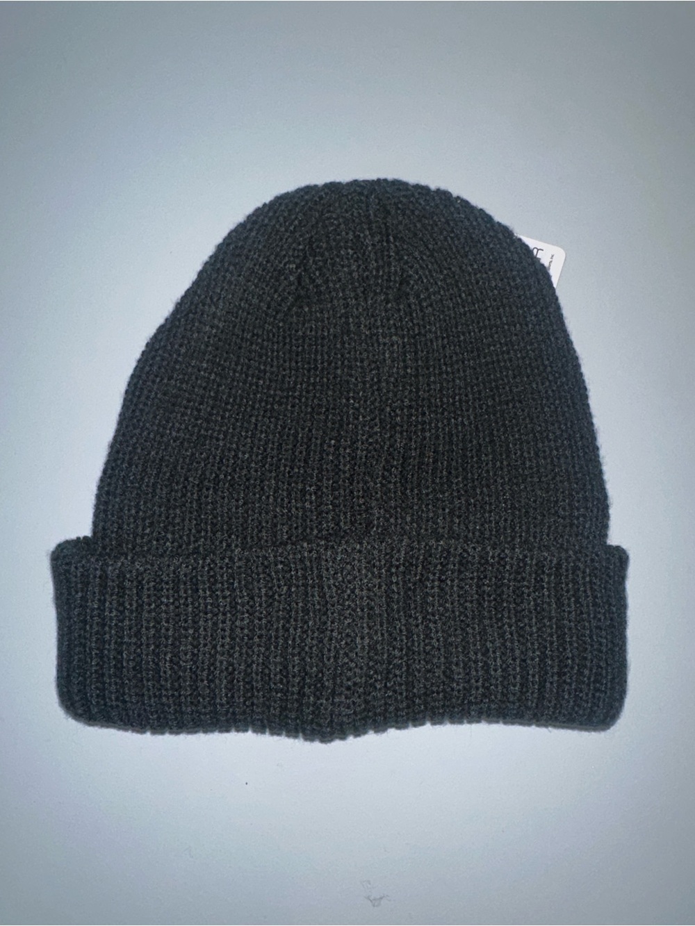 SPYDER OS Boy/Girl Black Knit Cuffed Beanie Hat - Picture 7 of 13